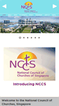 Mobile Screenshot of nccs.org.sg