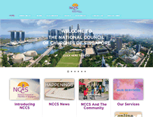 Tablet Screenshot of nccs.org.sg